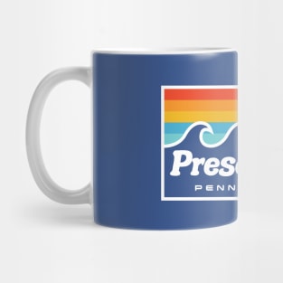 Presque Isle Erie Pa Waves Retro Vintage Mug